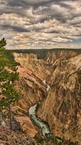 Preview wallpaper canyon, river, landscape, nature