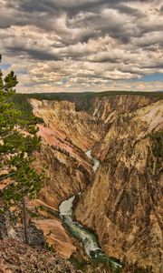 Preview wallpaper canyon, river, landscape, nature