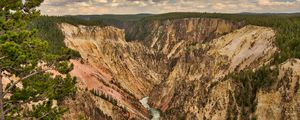 Preview wallpaper canyon, river, landscape, nature