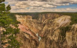 Preview wallpaper canyon, river, landscape, nature