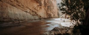 Preview wallpaper canyon, rock, river, nature