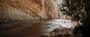 Preview wallpaper canyon, rock, river, nature