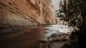 Preview wallpaper canyon, rock, river, nature