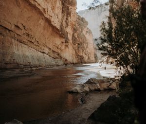 Preview wallpaper canyon, rock, river, nature