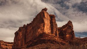 Preview wallpaper canyon, rock, sky, cave