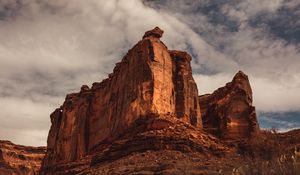 Preview wallpaper canyon, rock, sky, cave