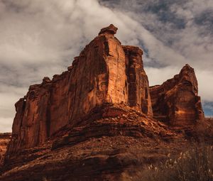 Preview wallpaper canyon, rock, sky, cave