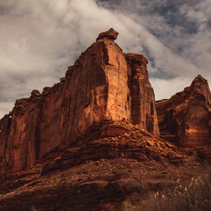 Preview wallpaper canyon, rock, sky, cave