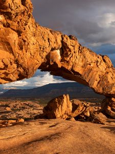 Preview wallpaper canyon, rocks, arch, landscape, nature