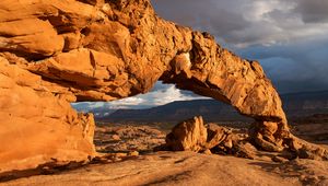 Preview wallpaper canyon, rocks, arch, landscape, nature