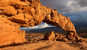 Preview wallpaper canyon, rocks, arch, landscape, nature