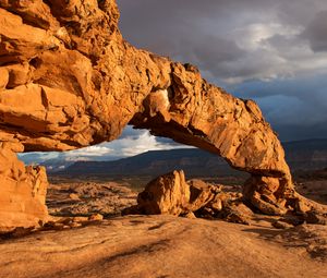 Preview wallpaper canyon, rocks, arch, landscape, nature