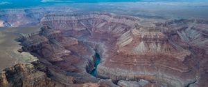 Preview wallpaper canyon, rocks, crannies, river