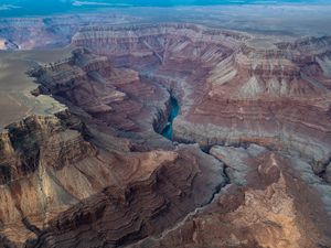 Preview wallpaper canyon, rocks, crannies, river