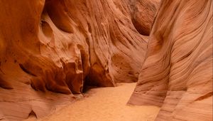 Preview wallpaper canyon, rocks, gorge, nature, brown