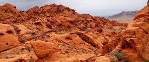 Preview wallpaper canyon, rocks, man, silhouette, alone, nature