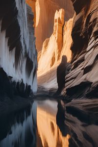 Preview wallpaper canyon, rocks, mountains, river, nature