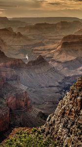 Preview wallpaper canyon, rocks, mountains, distance