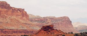 Preview wallpaper canyon, rocks, mountains, road, winding