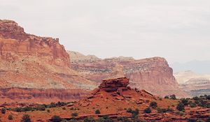 Preview wallpaper canyon, rocks, mountains, road, winding