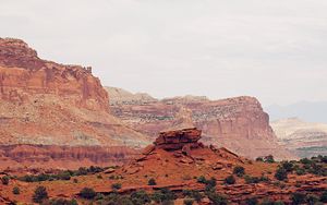 Preview wallpaper canyon, rocks, mountains, road, winding