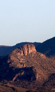 Preview wallpaper canyon, rocks, mountains, sky