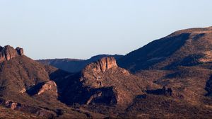 Preview wallpaper canyon, rocks, mountains, sky