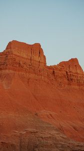 Preview wallpaper canyon, rocks, mountains, slope, sky