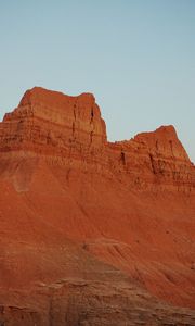 Preview wallpaper canyon, rocks, mountains, slope, sky