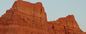 Preview wallpaper canyon, rocks, mountains, slope, sky