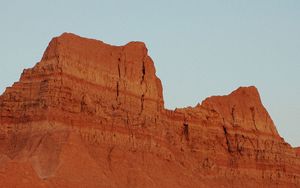 Preview wallpaper canyon, rocks, mountains, slope, sky