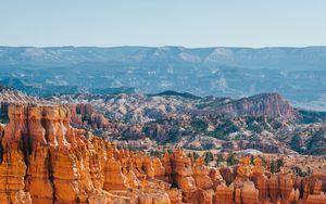 Preview wallpaper canyon, rocks, peaks, mountains