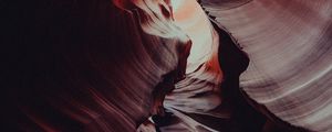 Preview wallpaper canyon, rocks, relief, wavy