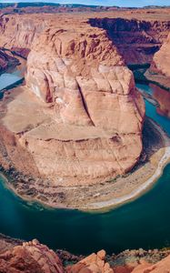 Preview wallpaper canyon, rocks, river, landscape, arizona, usa