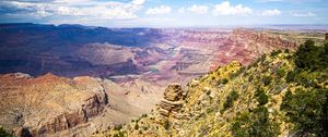 Preview wallpaper canyon, rocks, river, landscape, nature