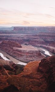 Preview wallpaper canyon, rocks, river, landscape