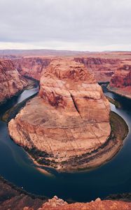 Preview wallpaper canyon, rocks, river, landscape, view