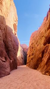 Preview wallpaper canyon, rocks, sand, nature, landscape