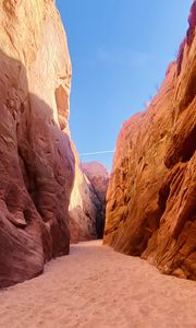 Preview wallpaper canyon, rocks, sand, nature, landscape