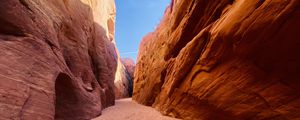 Preview wallpaper canyon, rocks, sand, nature, landscape