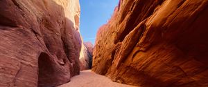 Preview wallpaper canyon, rocks, sand, nature, landscape