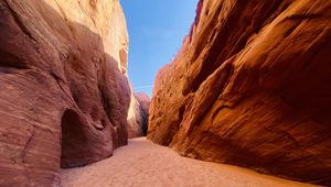 Preview wallpaper canyon, rocks, sand, nature, landscape