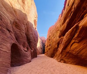 Preview wallpaper canyon, rocks, sand, nature, landscape