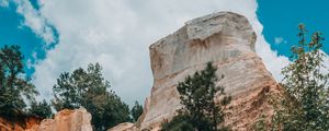 Preview wallpaper canyon, rocks, sandy, gorge, trees