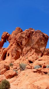 Preview wallpaper canyon, rocks, sandy, sky