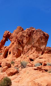 Preview wallpaper canyon, rocks, sandy, sky