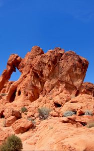 Preview wallpaper canyon, rocks, sandy, sky