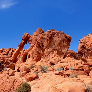 Preview wallpaper canyon, rocks, sandy, sky