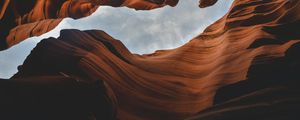 Preview wallpaper canyon, rocks, sky