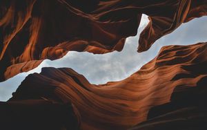 Preview wallpaper canyon, rocks, sky